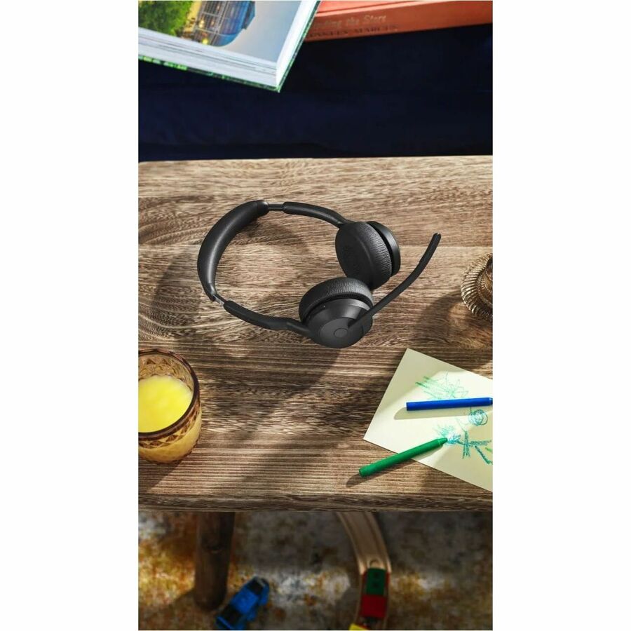 Casque st&eacute;r&eacute;o Evolve2 55 avec support de charge - Jabra