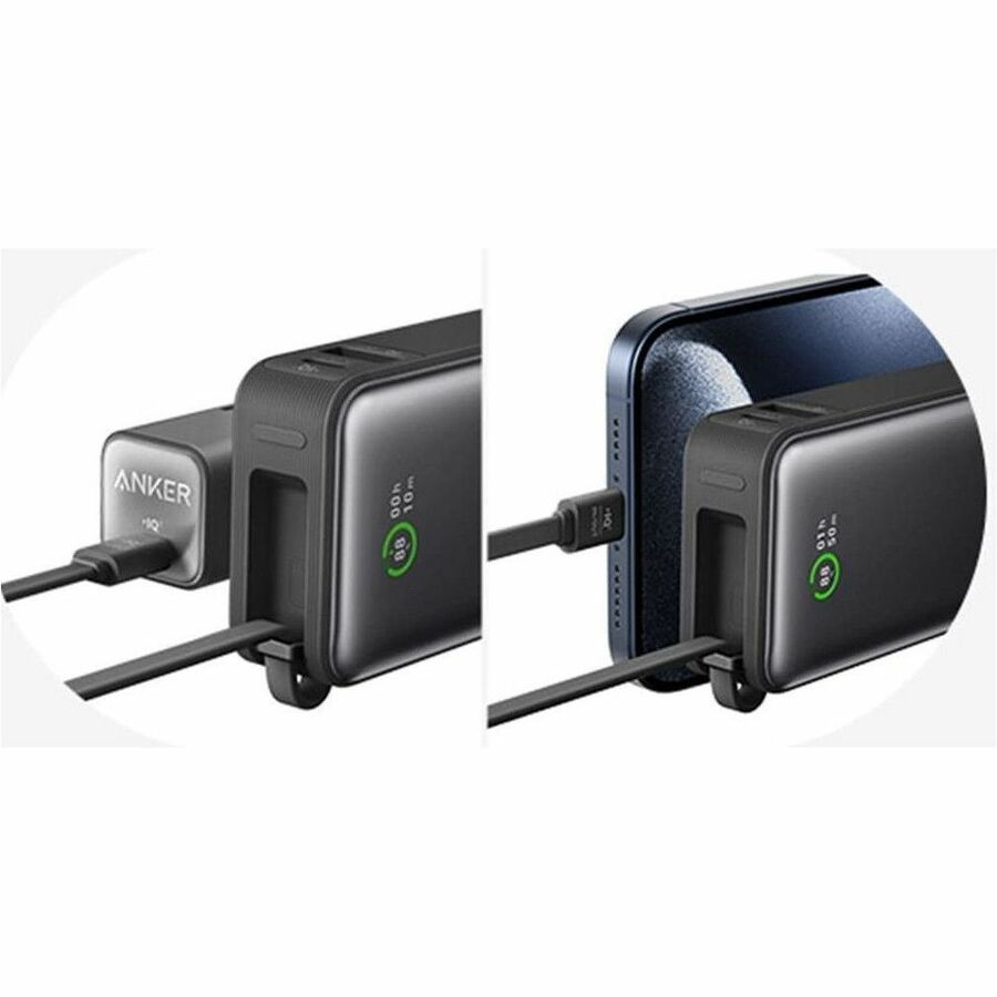 ANKER ANKER NANO POWER BANK 10K MAH 30W BUILT-IN USB-C CABLE BLACK — alternate view 6