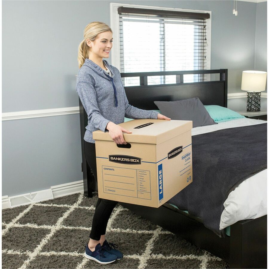 Bankers Box SmoothMove Storage Case - Internal Dimensions: 13.78