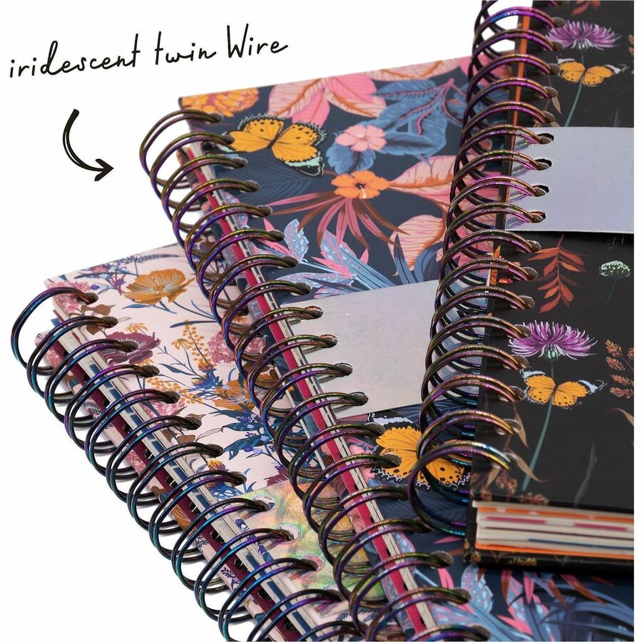 Pukka Pads - Cahier de projets Bloom B5 à couverture rigide - Paquet de 3 vari&eacute;s