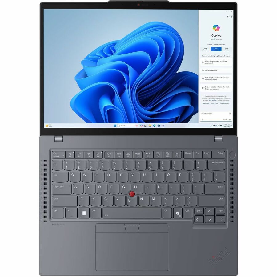 Lenovo ThinkPad T14 Gen 5 21MC000NUS 14" Notebook - WUXGA - 60 Hz - AMD Ryzen 5 PRO 8540U - 16 GB - 256 GB SSD - English Keyboard - Gray