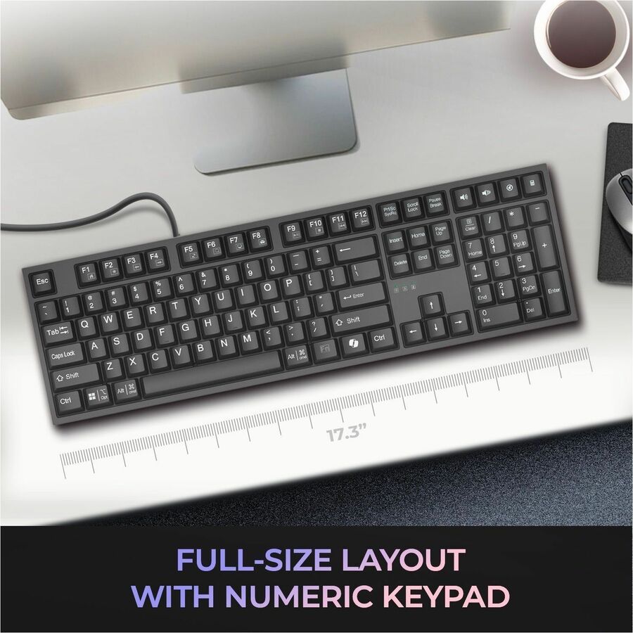 Adesso Multi-OS Mechanical Keyboard With CoPilot AI Hotkey