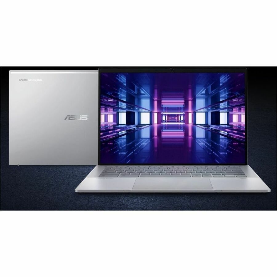 ASUS Chromebook Plus CX5403CMA-DB562-T silver 14-inch WQXGA touchscreen laptop — alternate view 6