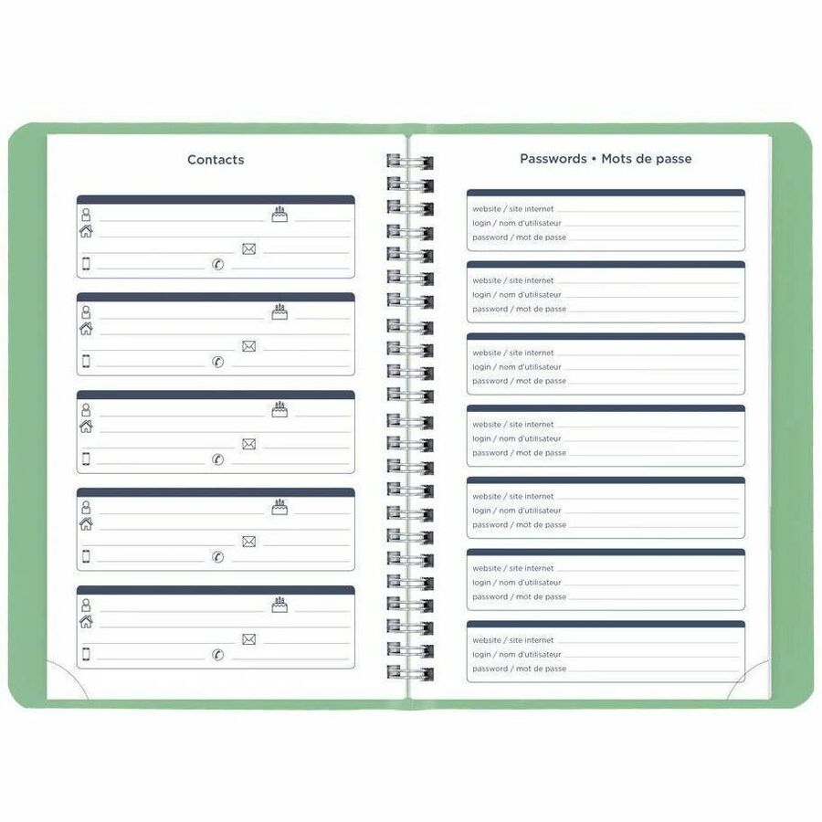Blueline Academic Weekly Planner Fashion 2026-2027, Bilingual