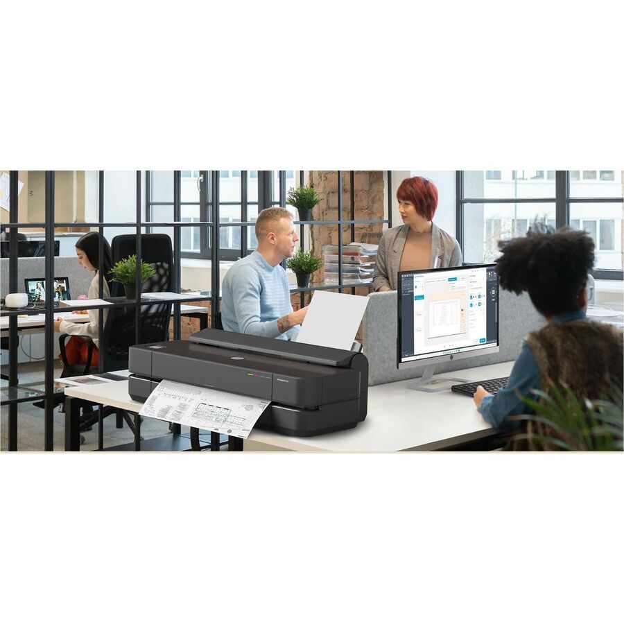 HP Designjet T250 A1 Inkjet Large Format Printer - Includes Printer - 24" Print Width - Color