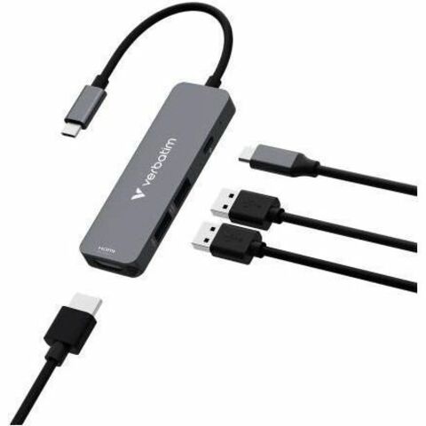 Verbatim USB-C Essentials Multiport Hub - 4 Ports (32155)