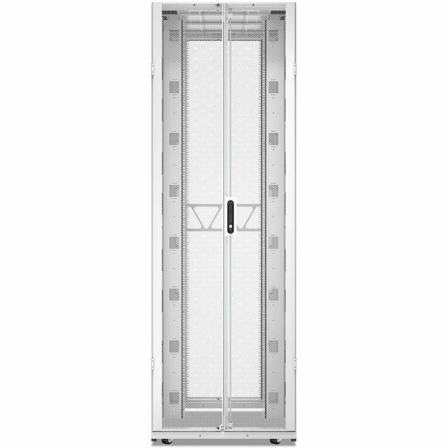 APC NetShelter SX Server Rack Gen 2, 52U, 2436H x 800W x 1200D mm, w/ Sides, White [TAA]