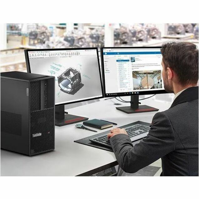 Lenovo ThinkStation P3 Gen 2 30HT006TUS Workstation - 1 x Intel Core Ultra 9 285 - vPro Technology - 32 GB - 1 TB SSD - Tower - Black