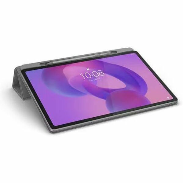 Lenovo - Tablette Idea Tab Plus TB361FU - 12,1 po 2.5K - MediaTek Dimensity 6400 (6 nm) Octa-core (8 c&oelig;urs) - 8 Go - 128 Go Stockage - Android 15 - Gris luna