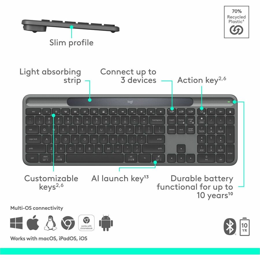 Logitech Signature Slim Solar+ Keyboard