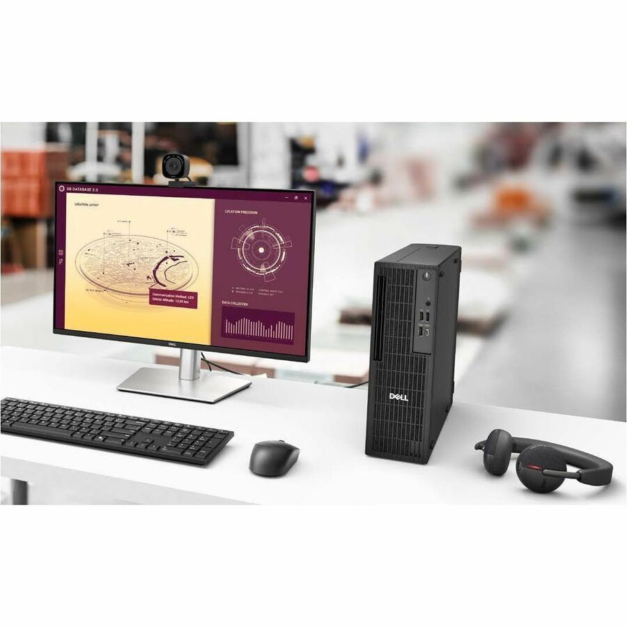 Dell Pro Slim QCS1255 Desktop Computer - AMD Ryzen 5 8500G - 16 GB - 512 GB PCI Express NVMe 4.0 SSD - Slim PC - Standard Black — Alternate-Image6 image 13