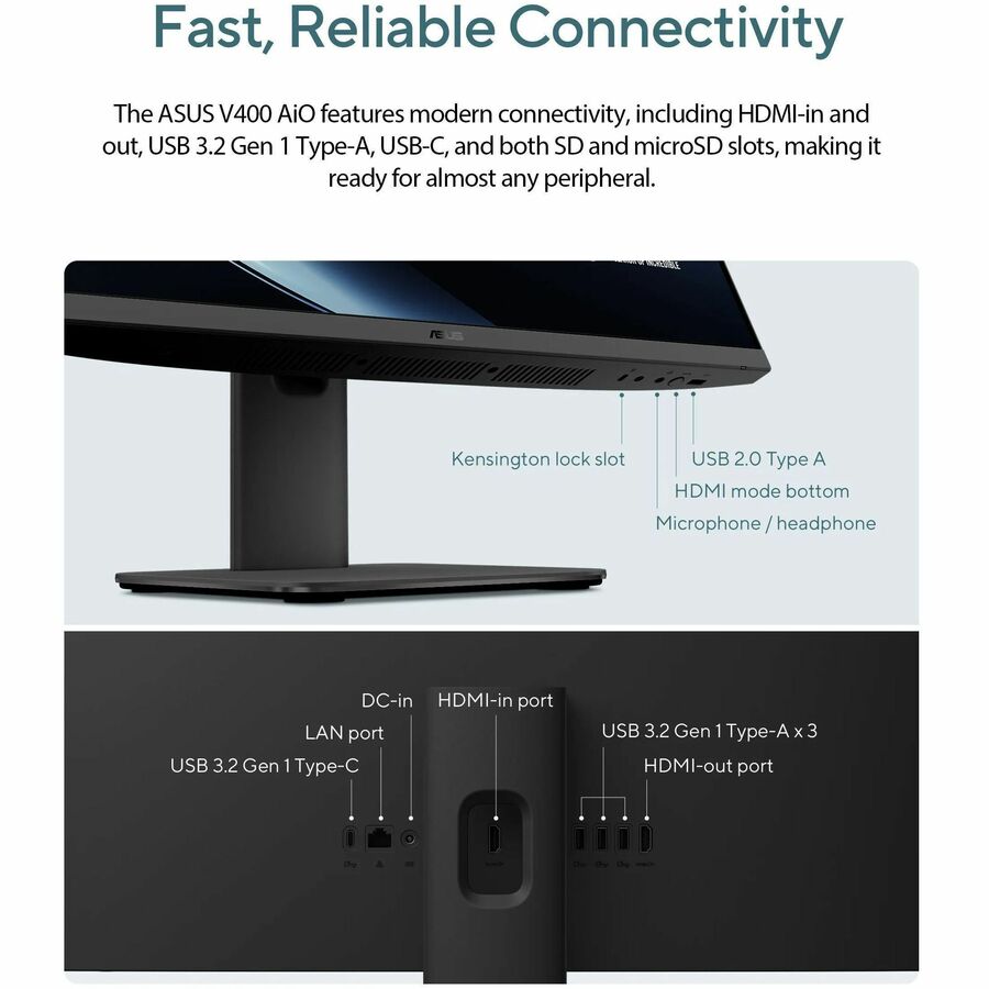 Asus V470VA-DS504T All-in-One Computer, 27" Touch, i5-13420H, 16GB, 1TB SSD — product image