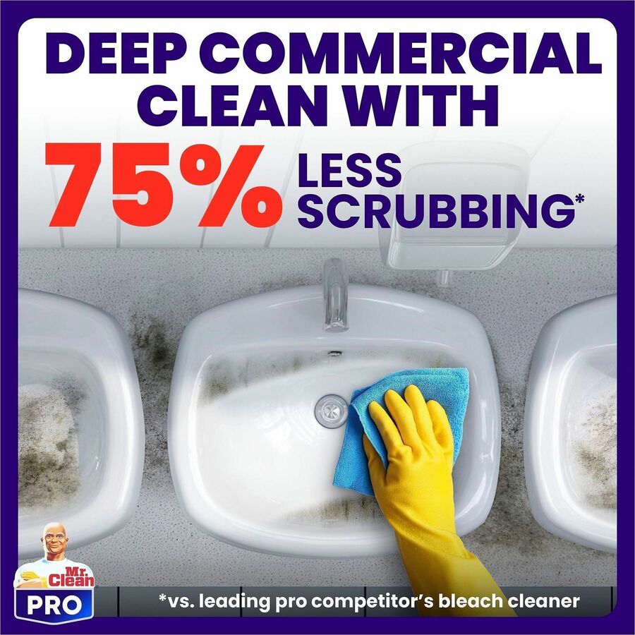 Mr. Clean Deep Cleaner with Bleach - For Multi Surface, Multipurpose - Ready-To-Use - Liquid, Spray - 32 fl oz (1 quart) - Recommended For: Soil Remover, Grime Remover, Mold Remover, Stain Remover, Odor Remover - Alkylphenols-free, Benzene-free, Lead-free