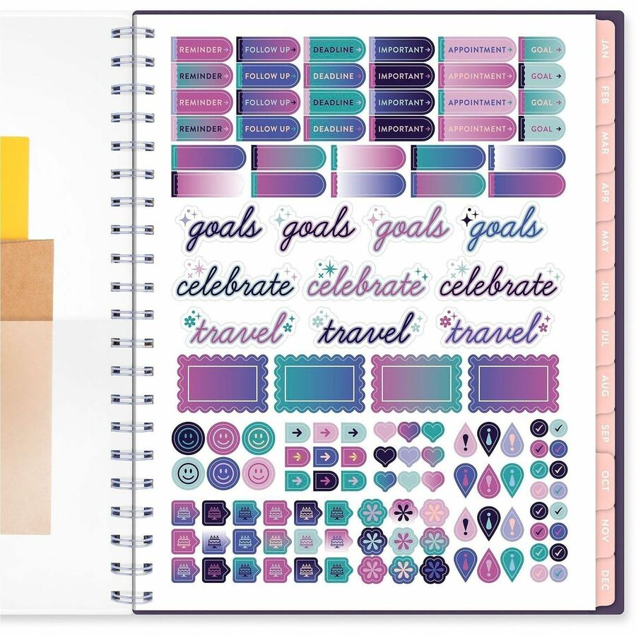 Picture of Mead CatCoq Retro Flower Weekly/Monthly Planner