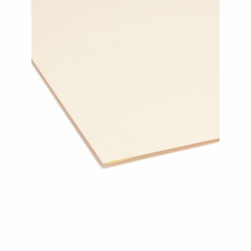 Smead SuperTab File Folders, 1/3 Cut Top Tab, Letter, Manila, 100