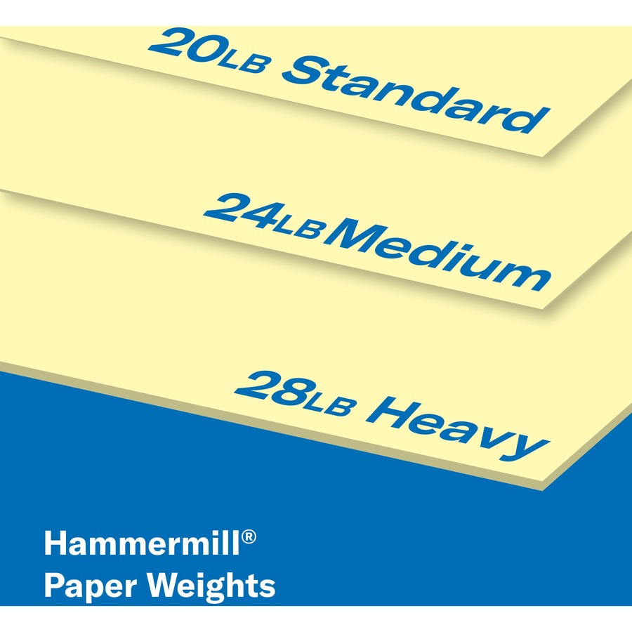 Hammermill Recycled Colored Paper 20lb 8-1/2 x 11 Cream 500 Sheets/Ream