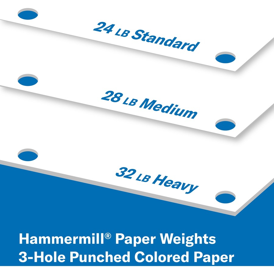 Hammermill Premium Laser Print Paper, 98 Bright, 24lb, 11 x 17, White, 500/Ream