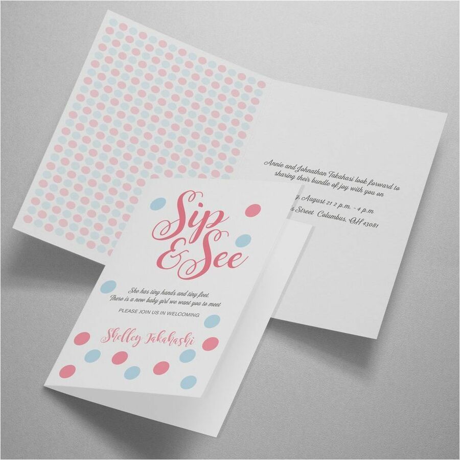 Avery Half-Fold Greeting Cards for Inkjet Printers, 5-1/2" x 8-1/2"
