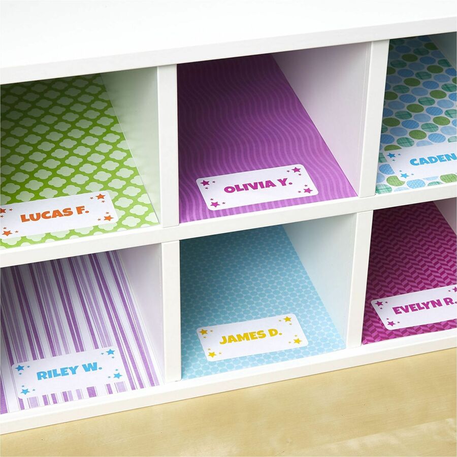 Avery White Rectangle Labels with Sure Feed™Technology TrueBlock&reg;, 2" x 4" , Permanent Adhesive, for Laser and Inkjet Printers