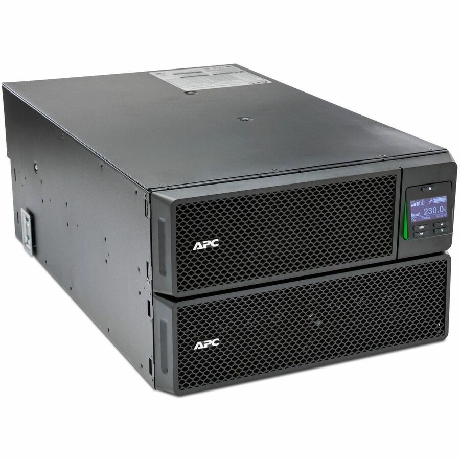 APC Smart-UPS On-Line, 8kVA/8kW, Rackmount 6U, 208V, 4x L6-20R+2x L6-30R NEMA outlets, Network Card+SmartSlot, Extended runtime, W/ rail kit