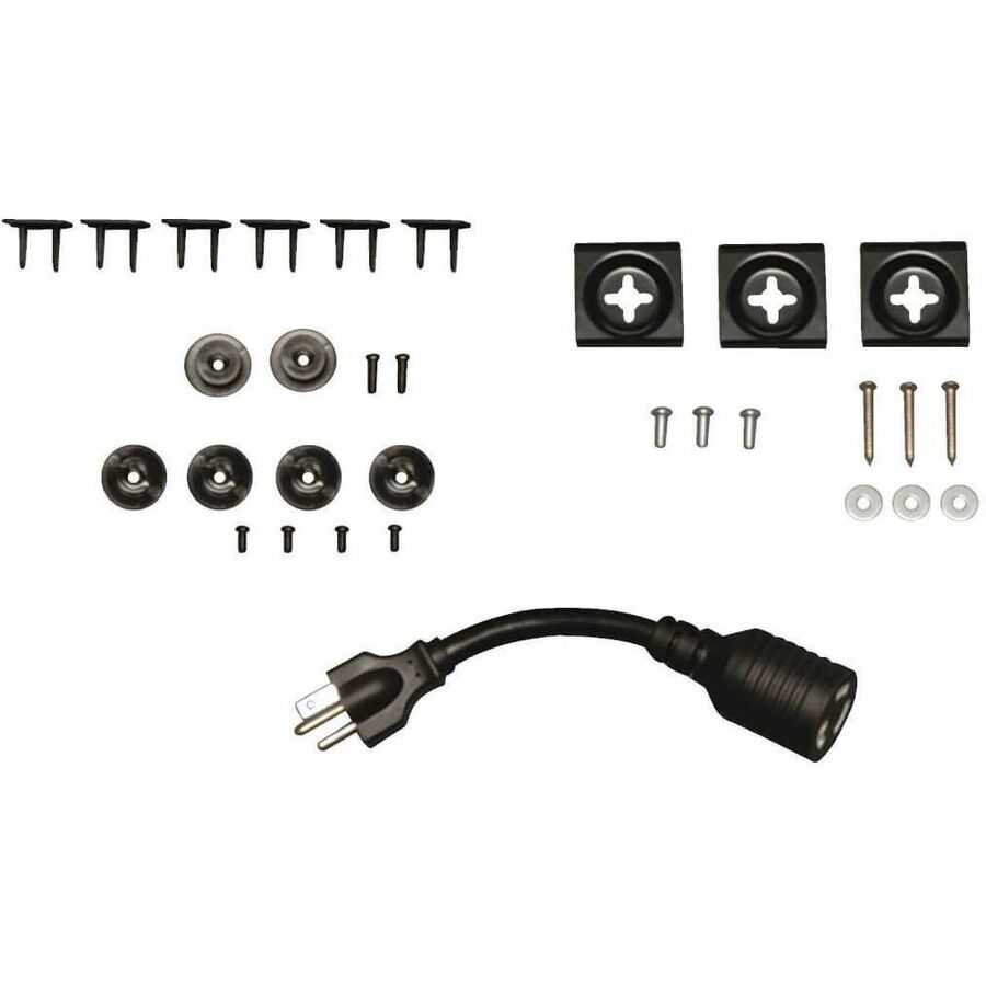 Eaton Tripp Lite Series 2kW Single-Phase Local Metered PDU, 100-127V Outlets (6 5-15/20R), L5-20P/5-20P adapter, 0U Vertical, 24-in.