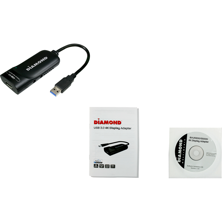 Diamond Multimedia BVU5500 UGA USB to Ultra HD 4K 3840 x