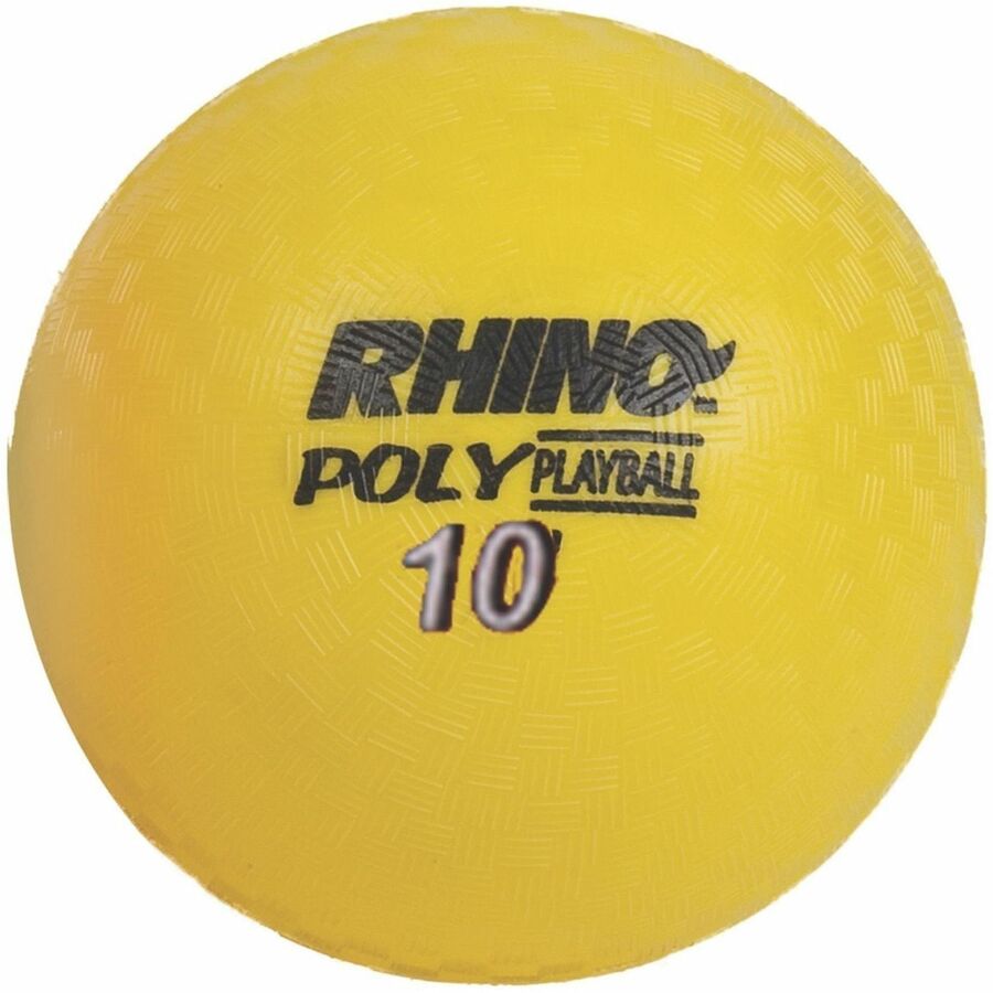 Champion Sports Poly Playground Ball Set - 10" - Red, Orange, Yellow, Green, Blue, Purple - 6 / Set