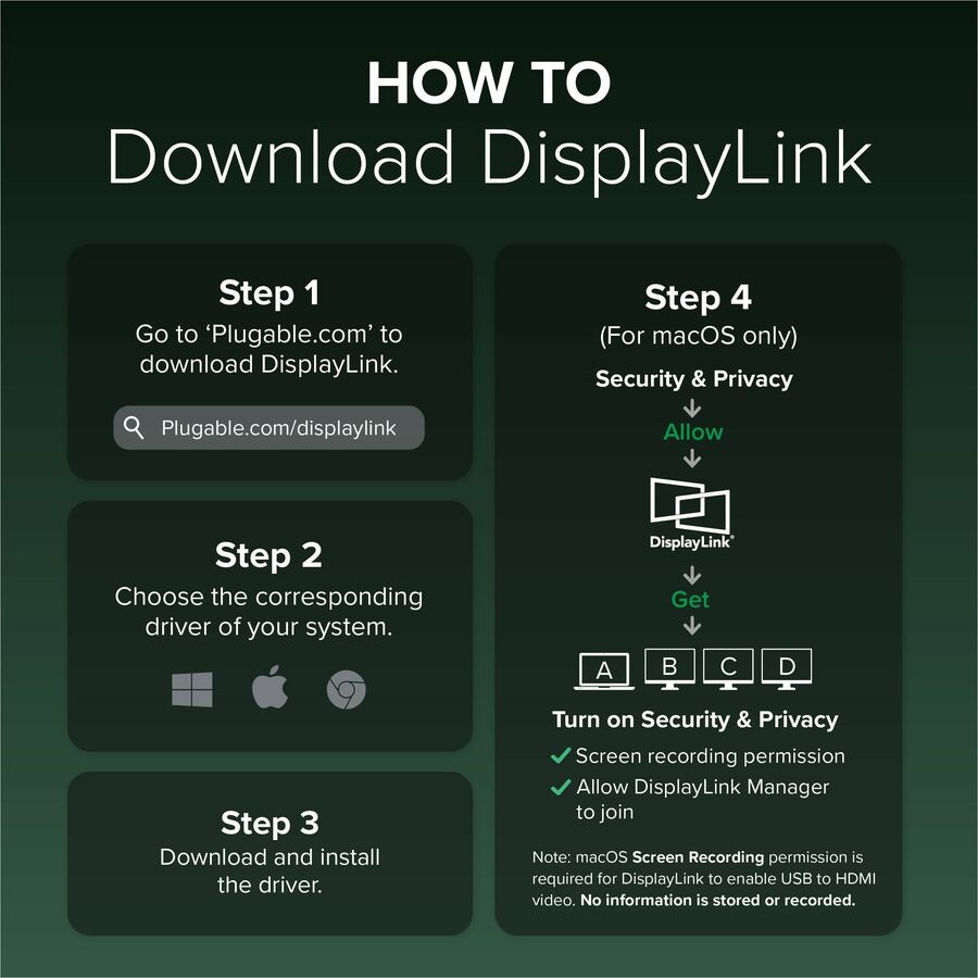 Plugable 13-in-1 USB-C Triple Monitor Docking Station with 100W Charging, Compatible with Windows, Mac, and Chrome with Thunderbolt 3 / 4 or USB-C
