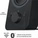 Logitech Z207 Bluetooth Speaker System - 5 W RMS - Black - 2 Pack