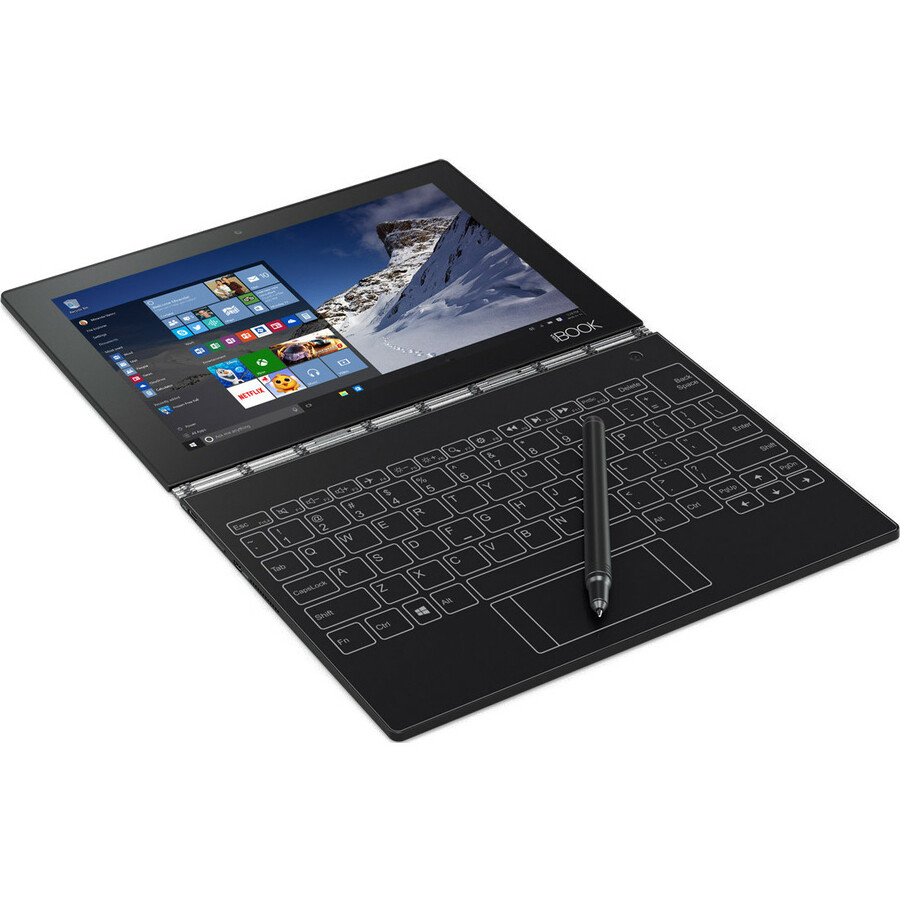 Lenovo Yoga Book YB1-X91F ZA150340US 10.1 Touchscreen Convertible 2 in 1  Notebook - 1920 x 1200 - Intel Atom x5 x5-Z8550 Quad-core (4 Core) 1.44 GHz  - 4 GB Total RAM - 128 GB Flash Memory - CareTek Information Technology  Solutions