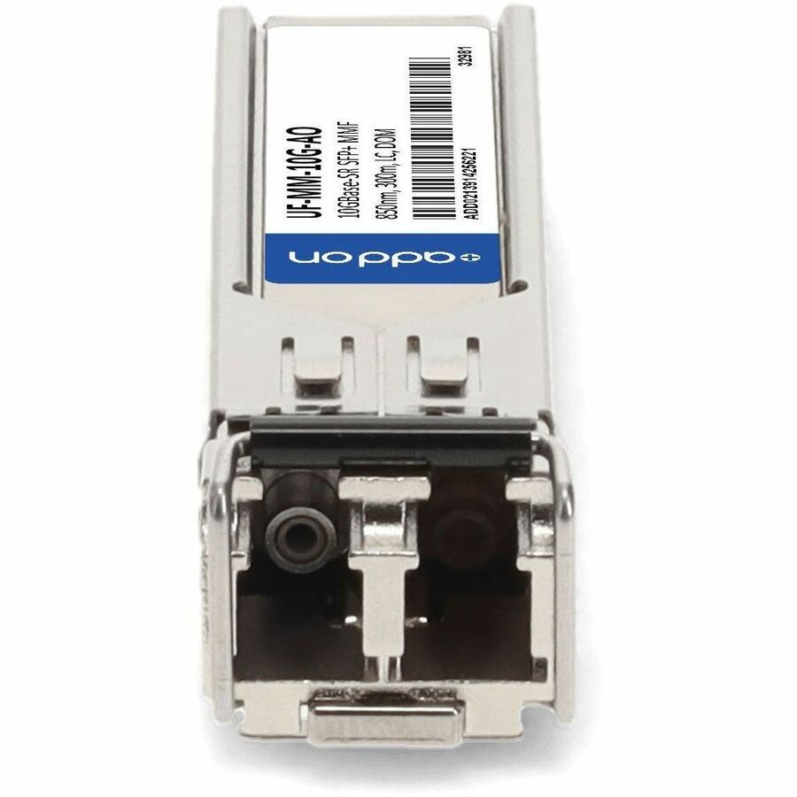 AddOn Ubiquiti UF-MM-10G compatible 10G SFP+ multimode transceiver with LC connector and 850 nm wavelength — alternate view 7