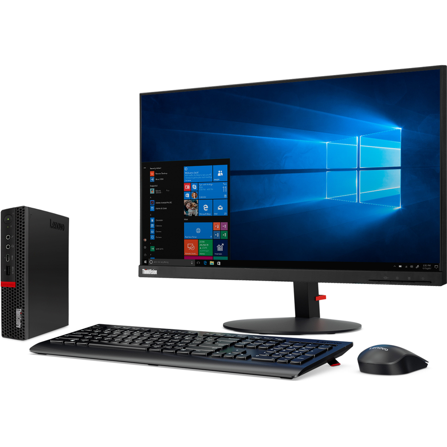 Lenovo ThinkCentre M720q 10T7003LUS Desktop Computer - Intel Core i5 8th Gen i5-8400T 1.70 GHz - 8 GB RAM DDR4 SDRAM - 128 GB SSD - Tiny