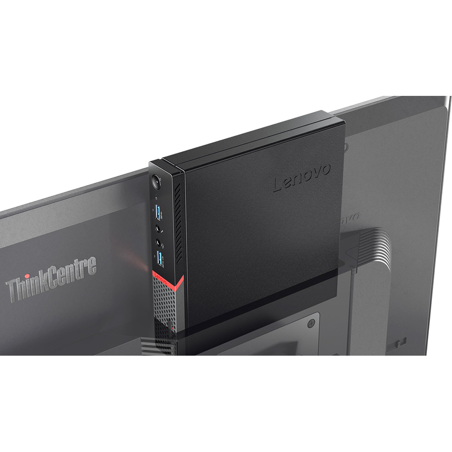 Lenovo ThinkCentre M715q 10VG000YUS Desktop Computer - AMD A-Series A10-9700E 3 GHz - 8 GB RAM DDR4 SDRAM - 128 GB SSD - Tiny - Black