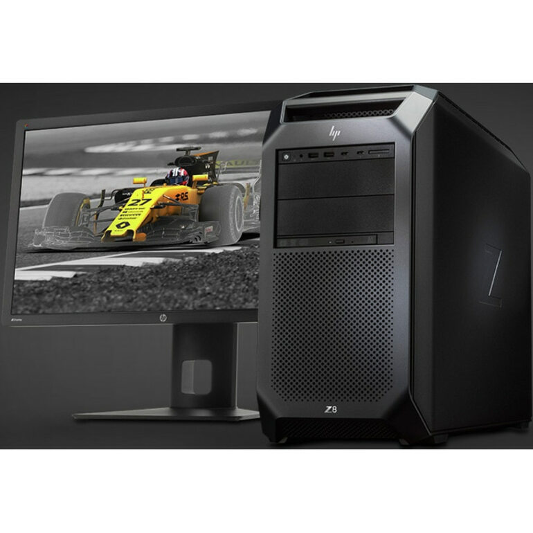 HP Z8 G4 Workstation - Intel Xeon Silver Dodeca-core (12 Core) 4214 2.20 GHz - 32 GB DDR4 SDRAM RAM - 1 TB HDD - 256 GB SSD - Tower - Black