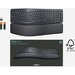Logitech ERGO K860 Split Ergonomic Keyboard - Wireless Connectivity - Bluetooth/RF - 32.81 ft (10000 mm) - 2.40 GHz - USB Interface - Windows, Mac OS - AAA Battery Size Supported - Black