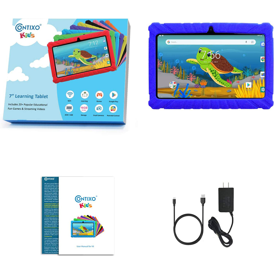 Contixo V8-2 7 inch Kids Tablets Android 11, 32 GB HD Display Dual