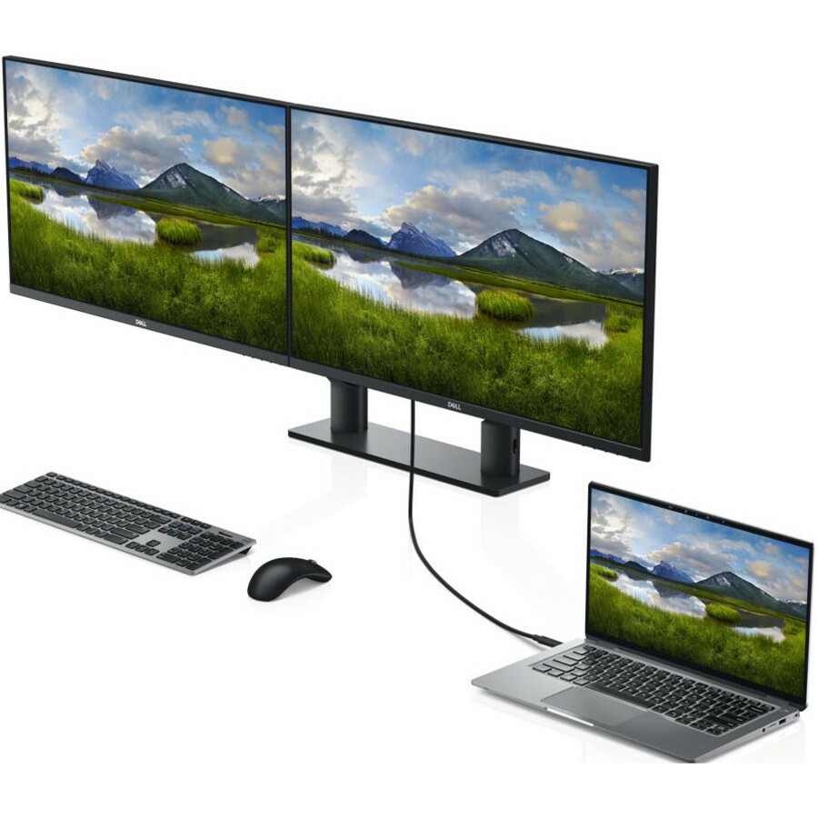 Dell P2720D 27" Class WQHD LCD Monitor - 16:9 - Black, Silver