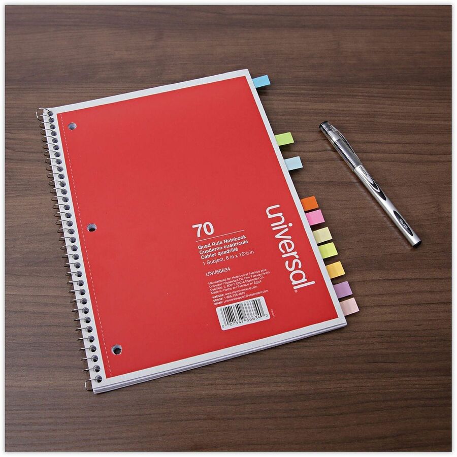 Universal Gel Pen, Stick, Medium 0.7 mm, Black Ink, Silver/Black Barrel, Dozen - 0.7 mm Medium Conical Pen Point - Black Ink - Water Based - Silver, Black Barrel - 1 Dozen