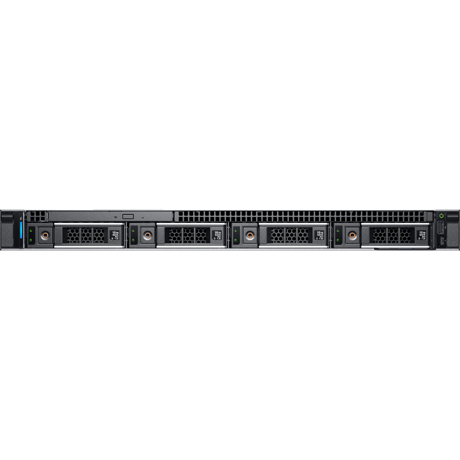 Dell EMC PowerEdge R340 1U Rack Server - 1 x Intel Xeon E-2234 3.60 GHz - 8 GB RAM - 1 TB HDD - (1 x 1TB) HDD Configuration - Serial ATA/600, 12Gb/s SAS Controller - 3 Year ProSupport