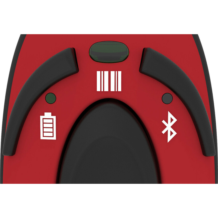 Socket Mobile DuraScan&reg; D700, Linear Barcode Scanner, Red & Charging Dock