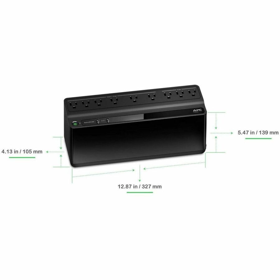 APC - Onduleur montage mural Back-UPS 850 VA