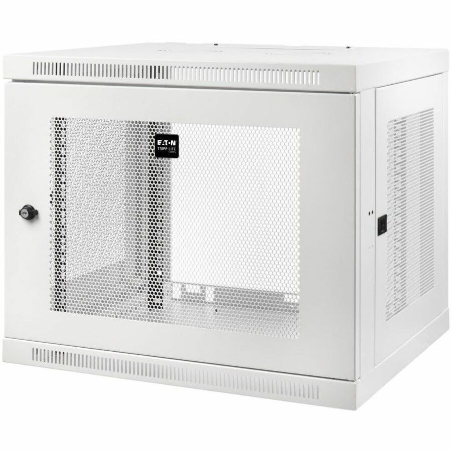 Eaton Tripp Lite Series SmartRack 9U Low-Profile Switch-Depth-Plus Wall-Mount Mini Rack Enclosure, White