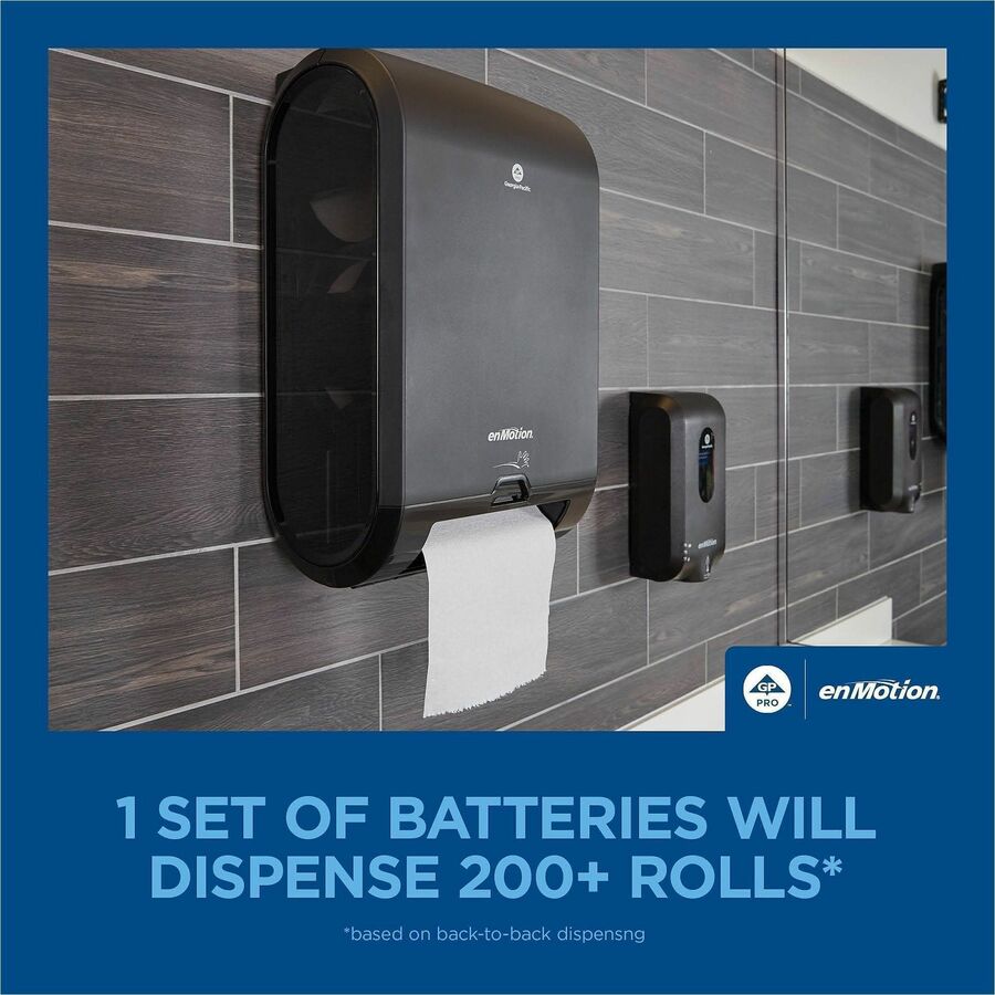 enMotion 1-Ply Paper Towel Rolls, EPA, 8-1/4" x 550', White, Case Of 6 Rolls - 1 Ply - 1 3/4" Core - White - 6 Rolls Per CaseCase - 6 / Case