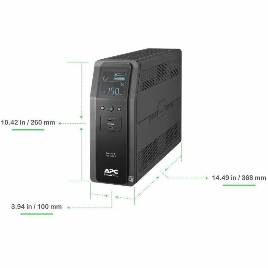 APC - Onduleur tour Line Interactive Back UPS PRO 1500VA