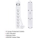 CyberPower MP1082SS Essential 6 - Outlet Surge with 500 J - 6 x NEMA 5-15R - 500 J