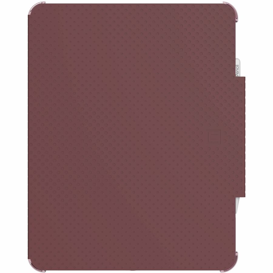Urban Armor Gear Lucent Carrying Case (Folio) for 12.9" Apple iPad Pro (5th Generation), iPad Pro (4th Generation) Tablet, Stylus - Aubergine, Dusty Rose