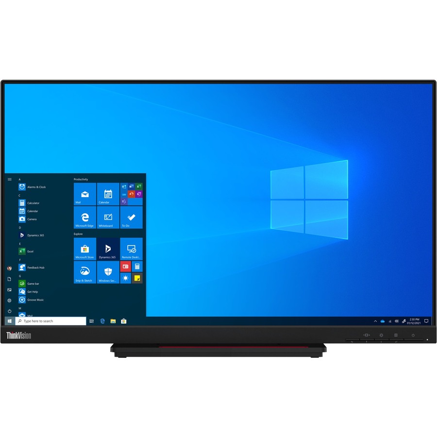 Lenovo ThinkVision T24T-20 24" Class LCD Touchscreen Monitor - 16:9 - 4 ms