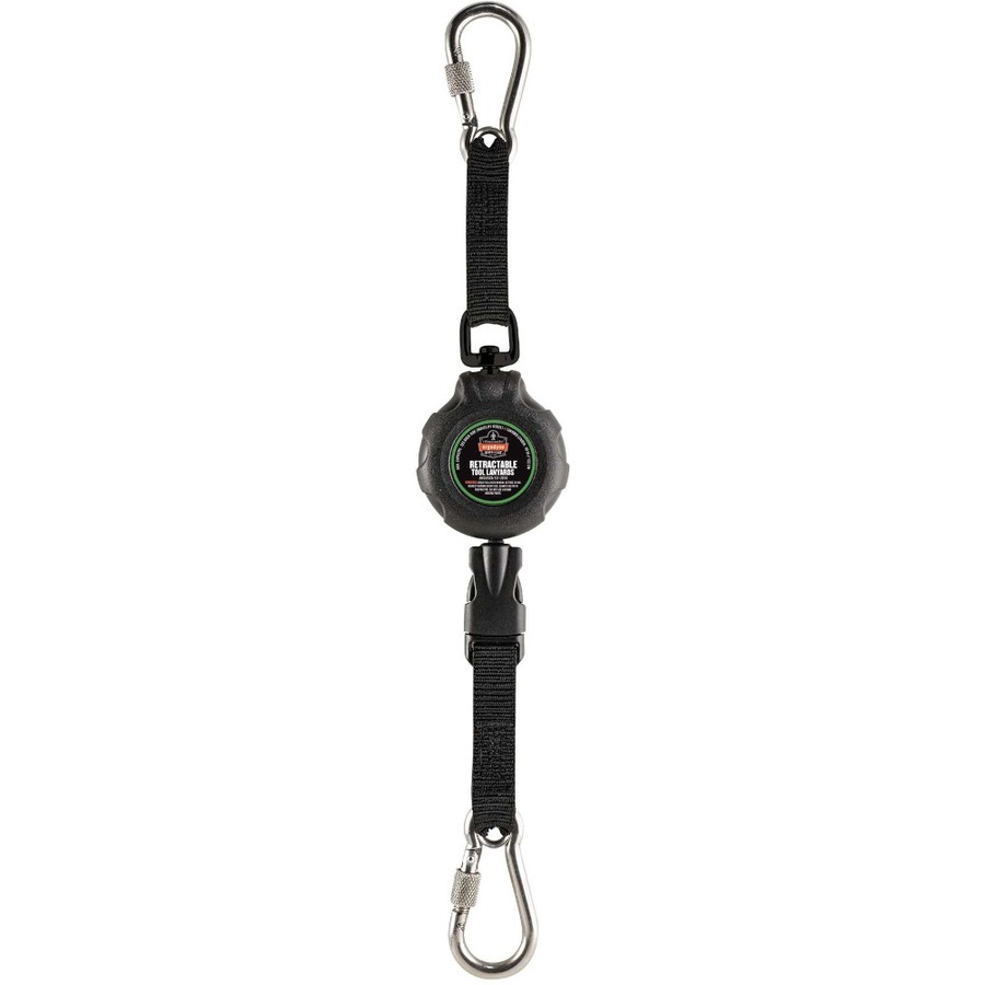 Squids 3000 Retractable Tool Lanyard w/ Dual SS Carabiners - 1lb - Tool ...