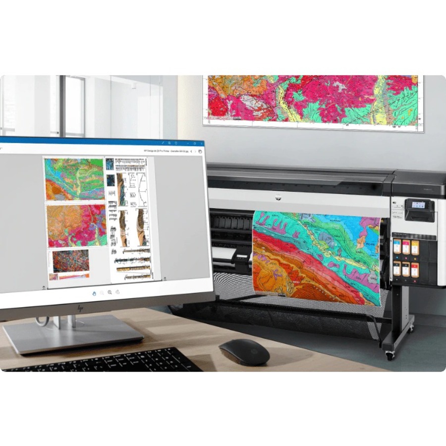 HP Designjet Z6 Inkjet Large Format Printer - 64" Print Width - Color