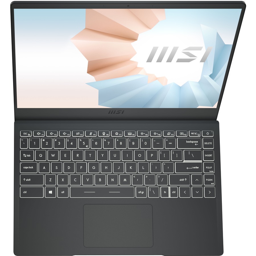 MSI Modern 14 B11S Modern 14 B11MOU-1025 14" Notebook - Full HD - Intel Core i7 11th Gen i7-1195G7 - 8 GB - 512 GB SSD - Carbon Gray